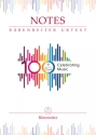 Notizbuch Notes - Celebrating Music  mit Jubil�umslogo (100 Jahre) (Mindestabnahme 10 St�ck)