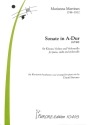 Sonate in A-Dur f�r Klavier, Violine und Violoncello Partitur und Stimmen