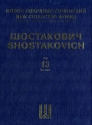 Neue Gesamtausgabe Bd. 013 op. 113 Volume 13 Bass Solo, M�nnerchor (B) und Orchester Partitur