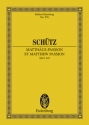 Matth�uspassion SWV479 Biblische Historie  Studienpartitur (dt)