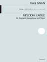 Melodia Labile Sopran-Saxophon und Klavier Partitur und Stimme