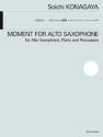 Moment for Alto Saxophone Alt-Saxophon, Klavier und Schlagwerk Partitur und Stimmen