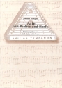 Arie mit Psalter und Harfe f�r Sopran (Tenor), Hackbrett, Harfe und Basso Continuo Partitur und Stimmen