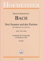 Drei Sonaten und drei Partiten (BWV 1001-1006) f�r Violine solo f�r Violoncello