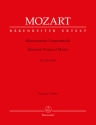 Maurerische Trauermusik KV 477 (479a) f�r Orchester Partitur