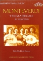 10 Madrigals for mixed voices  score (it)