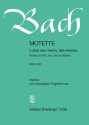 Lobet den Herren BWV230 - Motette f�r gem Chor Partitur mit unterlegtem Orgelauszug