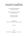 Le Carnaval des animaux pour flute (petite flute), clarinette, piano 1&2, harmonica, xylophone et cordes  Contrebasse