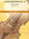Concertino No. 3 for string orchestra score and parts
