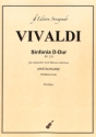 Sinfonia D-Dur RV125 f�r Streichorchester  Partitur