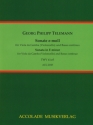 Sonate e-moll TWV41:e5 f�r Viola da Gamba (Violoncello) und Basso continuo Partitur und Stimmen
