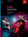Cello Exam Pieces from 2024 Grade 4 for cello and piano cello part