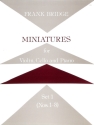 Miniatures Set 1 (nos.1-3) for violin, cello and piano