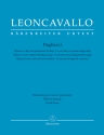 Pagliacci -Oper in zwei Akten (Endfassung) / in einem Akt (Originalfassung)-  Klavierauszug vokal, Urtextausgabe