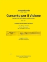 Concerto per il Violone Hob.VIIc:1 (Ausgabe in D-Dur) f�r Kontrabass und Orchester Klavierauszug mit Solostimme (Ausgabe in D-Dur 