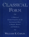 Classical Form A Theory of Formal Functions for the Instrumental Music of Haydn, Mozart, and Beethov Caplin, William E. Paperback