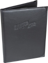 Chor-Notenmappe RH Premium HS f�r DIN A4 Kunstleder schwarz /Pr�gung Notenzeile