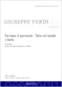 Falstaff - Facciamo il parentado - Tutto nel mondo � burla (atto terzo) Ensemble, Chor, Orchester Klavierauszug