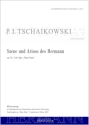 Pique Dame - Szene und Arioso des Hermann (aus Nr. 2) Tenor, Bariton und Orchester Klavierauszug