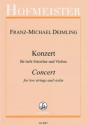 Konzert f�r tiefe Streicher und Violine V, Vc, Kb