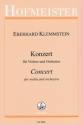 Konzert f�r Violine und Orchester Violine, Orchester
