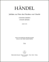 Jubilate zur Feier des Friedens von Utrecht HWV 279 'Utrecht Jubilate'  Viola