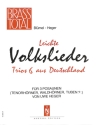 Leichte Volksliedertrios Band 6 - aus Deutschland f�r 3 Posaunen (Tenorh�rner/Waldh�rner/Tuben) Partitur und Stimmen