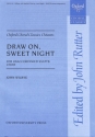 Draw on , sweet night for mixed choir choral score