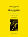 Albumbl�tter (Feuilles d'Album) -Drei Klavierst�cke im Arrangement f�r Streichquartett- f�r Streichquartett, Kontrabass (ad libitum) Partitur und Stimmen