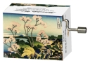 Spieluhr Vivaldi Fr�hling Motiv Hokusai / Kirschbl�ten Spieluhr in Motivschachtel