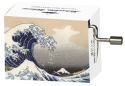 Spieluhr Beethoven / Elise Motiv Hokusai / Welle Spieluhr in Motivschachtel