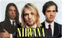 Pikcard with 4 Pics - Nirvana   Karte mit 4 Plektren