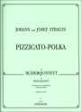 Pizzicato-Polka f�r Fl�te, Oboe, klarinette, Horn und Fagott Stimmen