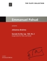 Sonate Es-Dur op. 120 Nr. 2 Fl�te und Klavier Partitur