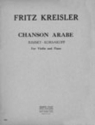 CHANSON ARABE (KREISLER)