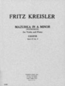MAZURKA (KREISLER) op. 67/4