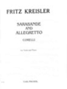 Sarabande und Allegretto