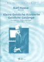 KLEINE GEISTLICHE KONZERTE UND GEISTLICHE GESAENGE FUER SING- STIMME, VIOLINE, ORGEL, CHOR AD LIB