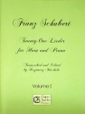 Twenty-One Lieder Vol. 1