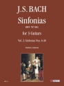Sinfonias Nos. 6-10 BWV 787-801 Vol. 2