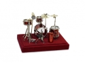 Miniatur Schlagzeug rot