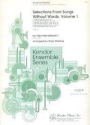 Selections from Songs Without Words, Volume 1