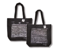 Shopper schwarz / beidseitig bedruckt (wei�)