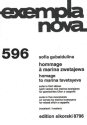 Hommage � Marina Zwetajewa Nr. 596