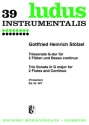 Triosonate G-Dur f�r 2 Fl�ten und Bc