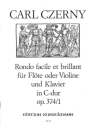 Rondo facile et brillant op.347,1 f�r Fl�te (Violine) und Klavier