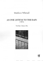 As One Listens to the Rain