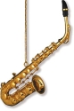 Anh�nger Saxophon Christbaumschmuck