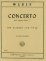 Concerto op.75 for bassoon and piano
