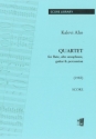Quartet for flute, alto saxophone, guitar & percussion